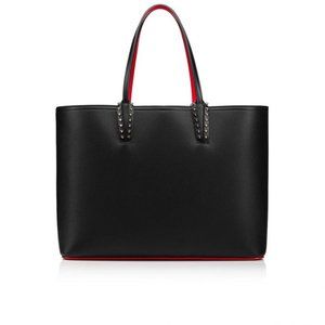 CHRISTIAN LOUBOUTIN Cabata Calfskin Leather Tote Bag